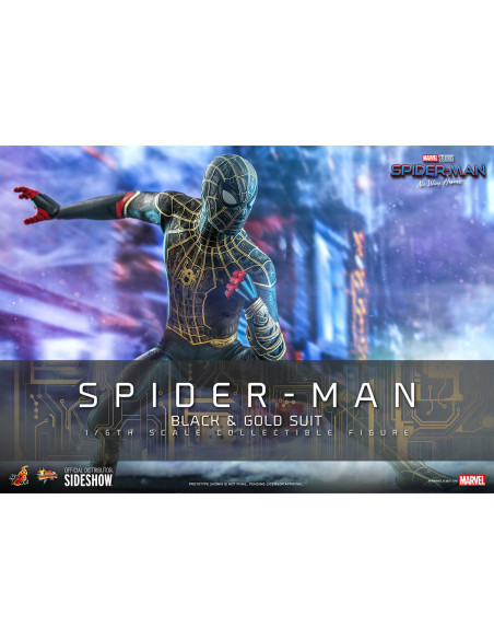 Spider-Man (Balck & Gold Suit) - Spider-Man No Way Home - Movie Masterpiece Series - 