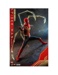 Spider-Man (Integrated Suit) Deluxe Ver. akciófigura - Spider-Man: No Way Home - Movie Masterpiece - 