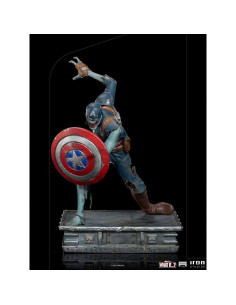Captain America Zombie szobor - What If...? Art Scale - 