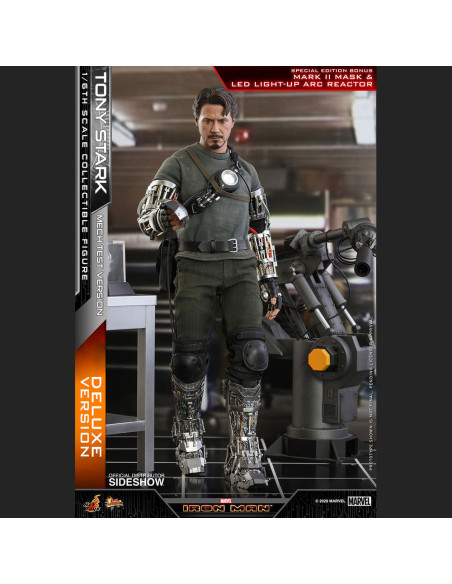 Tony Stark Mech Test Figure - Deluxe Edition - Iron Man Movie Masterpiece Series - 