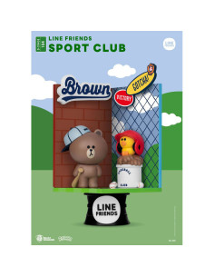 Line Friends Sport Club Closed Box Version D-Stage dioráma - 