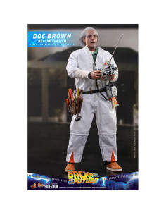 Doc Brown Deluxe Sixth Scale akciófigura - Back to the Future - Movie Masterpiece Series - 