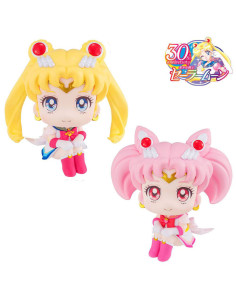 Super Sailor Moon & Super Sailor Chibi Moon LTD Ver. Figurák - Pretty Guardian Salior Moon - MegaHouse - 