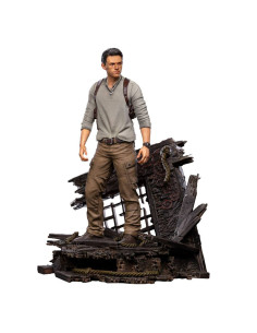 Nathan Drake szobor - Uncharted - Movie Deluxe Art Scale - 
