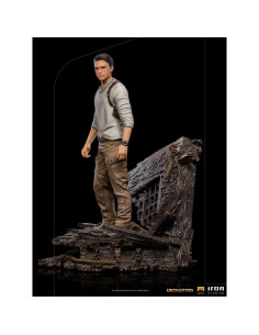 Nathan Drake szobor - Uncharted - Movie Deluxe Art Scale - 