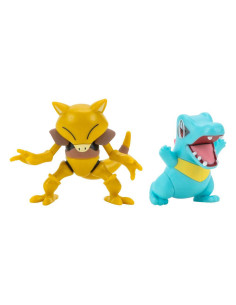 2-Pack Totodile & Abra figura - Pokémon Battle Figure - 