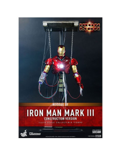 Iron Man Mark III Figura (Construction Verzió) 1/6 - Iron Man Movie - Hot Toys - 
