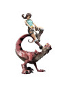 Lara Croft & Raptor Mini Epics Figura 24 cm - Tomb Raider - Weta Workshop