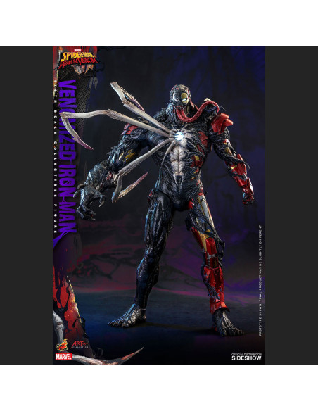 Venomized Iron Man Sixth Scale Figure - Marvel Spider Man: Maximum Venom - Artist Collection - 