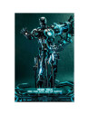 Neon Tech Iron Man with Suit-Up Gantry Akciófigura 1/6 - Iron Man 2 - Hot Toys