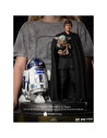 Luke Skywalker, R2-D2 & Grogu Szobor 1/4 - Star Wars The Mandalorian - Iron Studios