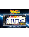 "Outatime" DeLorean Rendszámtábla Replika 1/1 - Back To The Future - Doctor Collector
