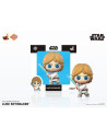 Luke Skywalker Lightsaber Cosbi Minifigura 8 cm - Star Wars - Hot Toys
