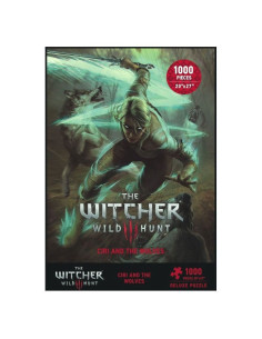 Ciri and the Wolves Puzzle (1000 db) - Witcher 3 Wild Hunt - Dark Horse