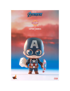 Captain America Cosbi Minifigura 8 cm - Avengers Endgame - Hot Toys
