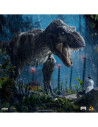 T-Rex attacks Donald Gennaro Szobor 1/20 - Jurassic Park - Iron Studios