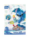 Stitch Surf D-Stage Dioráma 15 cm - Disney - Beast Kingdom Toys