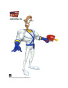Earthworm Jim & Snot akciófigura szett 15 cm - Earthworm Jim - Premium DNA Toys
