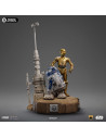 C-3PO & R2D2 deluxe szobor 31 cm - Star Wars - Iron Studios
