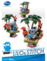 Stitch D-Stage dioráma szobor 14 cm - Disney - Beast Kingdom Toys