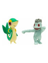 Machop, Snivy Battle figura szett 5 cm - Pokémon - Jazwares
