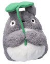 Big Totoro with leaf Nakayoshi plüssfigura 21 cm - My Neighbor Totoro - Semic