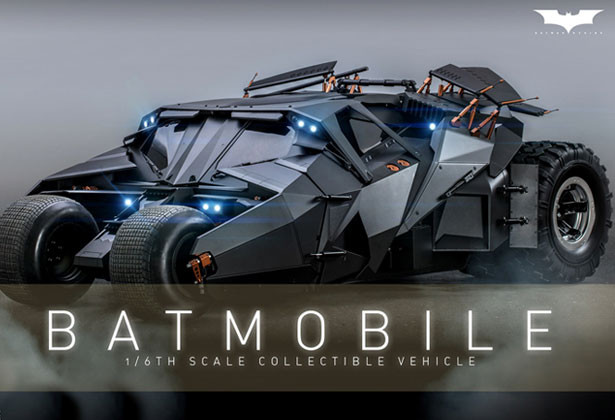 Termékbemutató: Batmobile Sixth Scale figura kiegészítő - Batman Begins - Movie Masterpiece Series